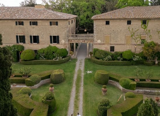 Charming stone facades of Borgo Stomennano.