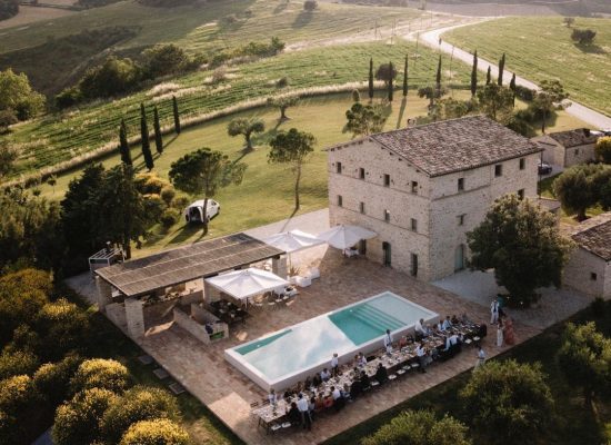 Stunning exterior view of Casa Olivi in Italy, a perfect venue for destination weddings.