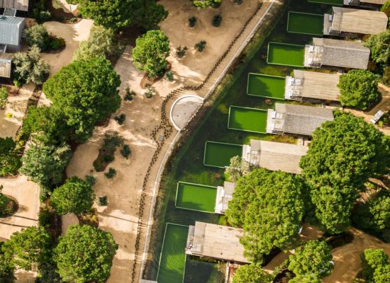 Secluded forest bungalows at Sublime Comporta, nestled in nature for a unique and private accommodation experience.